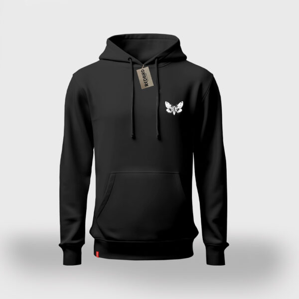 Tattoo Hoodie UNISEX mit Butterfly Design. In sschwarz und weiß erhältlich sowie in den Größen XS bis 3XL