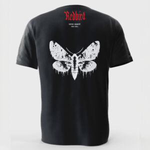 Tattoo T-Shirt schwarz mit Butterfly Design