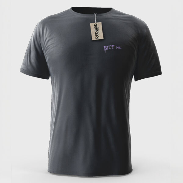 Totenkopf Tattoo T-Shirt „Bite Me“ – Bild 4