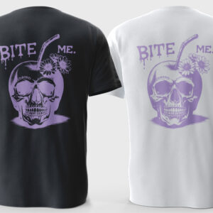 Redbird Tattoo T-Shirt black and white mit bite me design