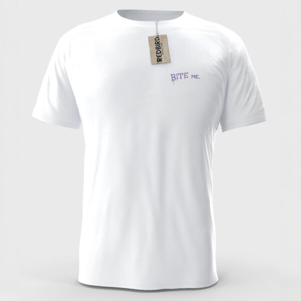 Totenkopf Tattoo T-Shirt „Bite Me“ – Bild 2